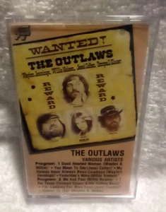 Wanted The Outlaws 1977 Vtg Country Cassette Tape Willie Nelson Waylon Jennings - Picture 1 of 3