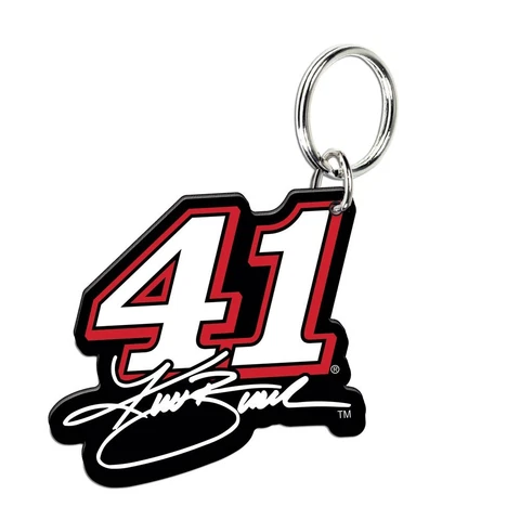 Kurt Busch 2018 Wincraft #41 Car Number Key Ring Mirrored FREE SHIP! Cover