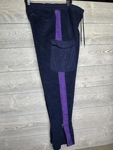 New $90 S Just Don X Don C All City Slim Fit Sherpa Cargo Pants Fit XS/S - Picture 1 of 12