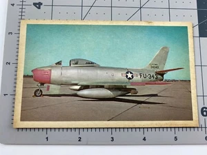 Vintage Aviation Trading Card Postcard "North American F-86 Sabre" United Nation - Bild 1 von 2