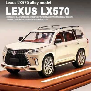 1:24 Lexus LX570 Diecast SUV, Model - Alloy Off-Road Car, Desktop Ornament, Gift - Picture 1 of 23