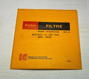 KODAK Color Correction Acetate FILTER NO. CP10C CC10C 4" 100mm Square Unopened - Picture 1 of 2