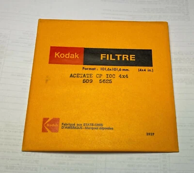 KODAK Color Correction Acetate FILTER NO. CP10C CC10C 4" 100mm Square Unopened - Image 1 of 2