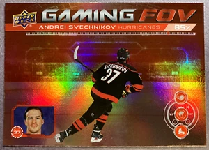 2024-25 Upper Deck Gaming FOV #GFOV-24 Andrei Svechnikov Carolina Hurricanes - Picture 1 of 1