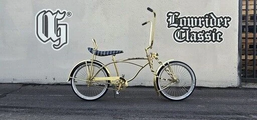 20" OG Lowrider Classic 144 Spoke Bicycle Gold/Chrome OG-310 - Image 1 of 1