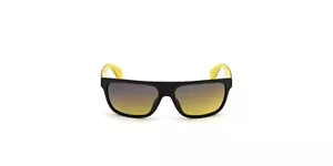 Adidas OR0023 02W Matte Black Plastic Square Unisex Sunglasses Frame 59-16-130 - Picture 1 of 4