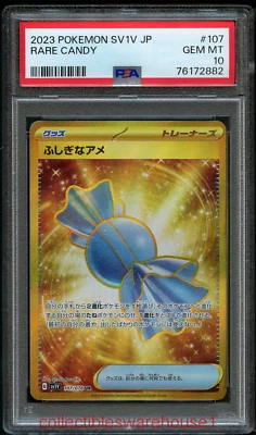 Pokemon Japonés SV1V Raro Caramelo Secreto #107 PSA 10 Foto 1 de 2