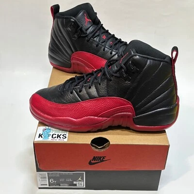 Jordan 12 Juego Gripe Talla 8c, 11c-3Y, 6Y y Hombre 11 y 12 Nuevo 153265 / 151186-002 Foto 1 de 4