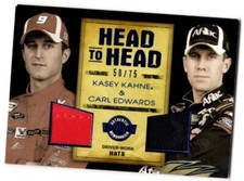 2010 WHEELS MAIN EVENT HEAD TO HEAD BLUE #HHKKCE KASEY KAHNE/CARL EDWARDS  #/75