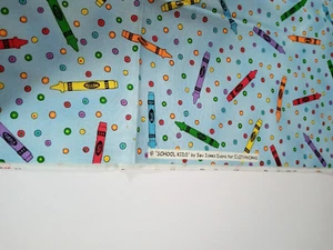 Fabric Clothworks Textiles by Sev Ickes Evans-School Kids- 1 Yd + 3" x 45" - Picture 1 of 3