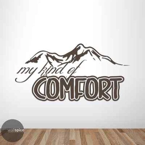 Pegatina de calcomanía de pared de vinilo My Kind of Comfort - Imagen 1 de 4