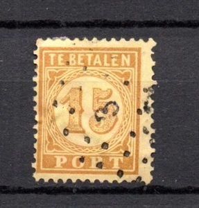 India Holandesa 1874 Marca de Porto P 3 Usado NºSello 3 - Imagen 1 de 2