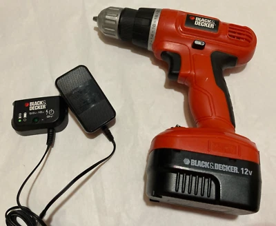 Broca Black and Decker 12V GCO1200 com bateria e carregador - VEJA VÍDEO - Imagem 1 de 4
