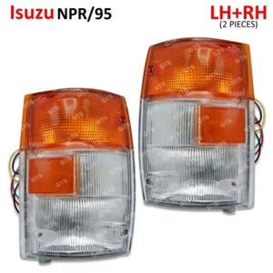 Fits Isuzu NPR NQR ELF NQR120 1995 06 Pair Corner Lights Turn Signal Lamp - Picture 1 of 11