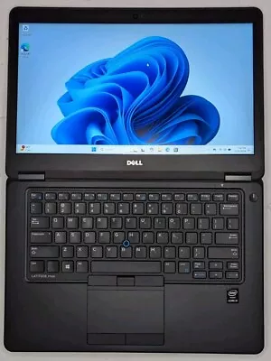 Dell Latitude E7450 Core i5-5300U 2.3GHz 8GB RAM 256GB SSD Win 11 Pro - Image 1 of 4