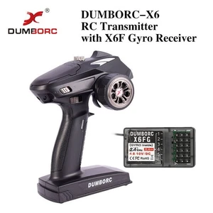 DUMBORC-X6 6CH 2.4G RC Radio Controller Transmitter + Mixed Mode+X6FG Receiver - Picture 1 of 12
