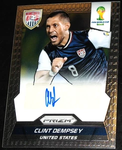 2014 Prizm World Cup Clint Dempsey Signatures S-CD Auto Autograph USA - Picture 1 of 2