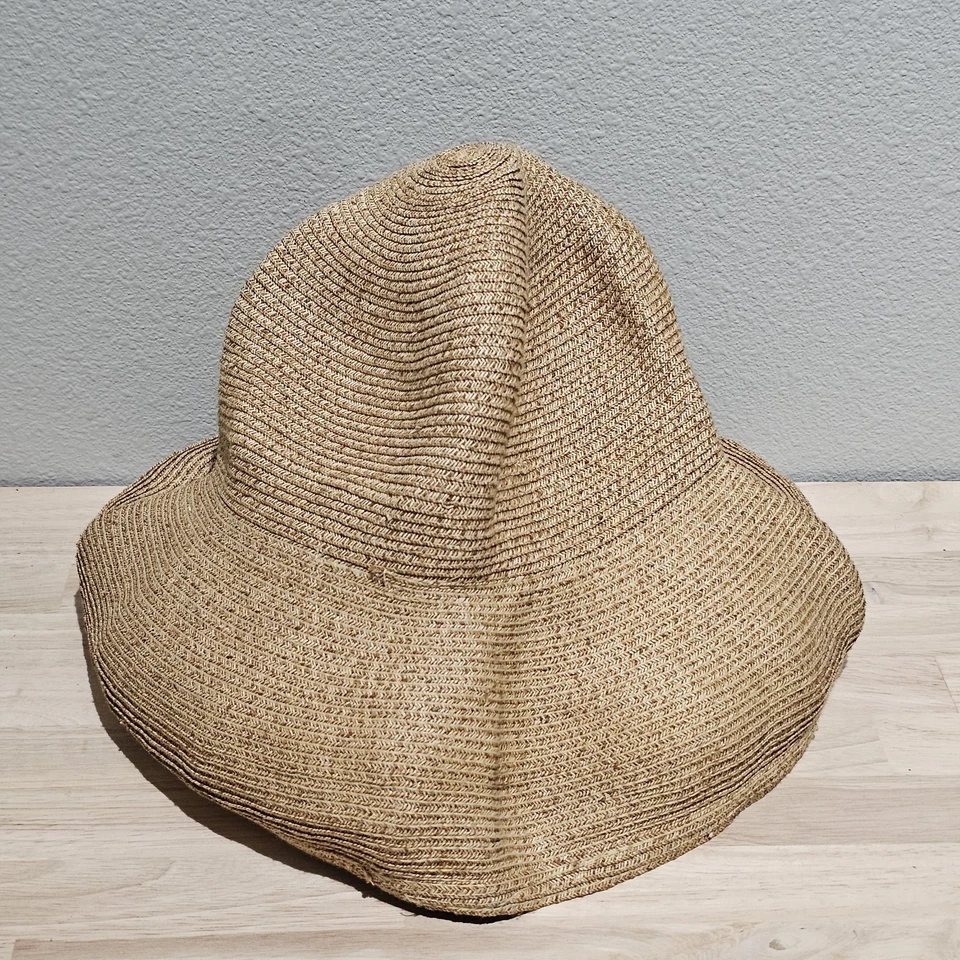 Шляпа-сквиши Eric Javits широкополая натуральная соломенная - Изображение 1 из 4