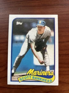 1989 Topps #79 Scott Bankhead Seattle Mariners Baseball Card - Picture 1 of 2