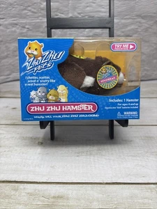 Zhu Zhu Pets Hamster Brown and White Scoodles By Cepia 2008 NEW SEALED - Picture 1 of 9