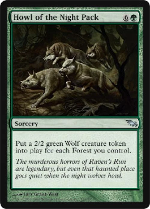 Howl of the Night Pack - Light Play MTG Shadowmoor - Image 1 of 1