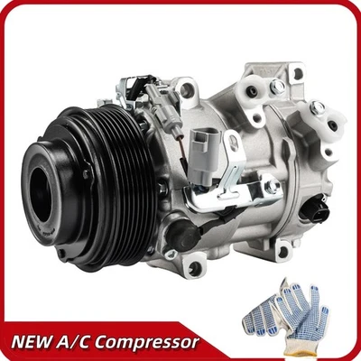 For Toyota Avalon V6 3.5L 2007 2008 2009 2010 2011 2012 A/C Compressor W/Clutch  - Image 1 of 4
