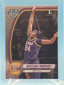 2024-25 Bowman Chrome U Aneesah Morrow 1st Bowman #6 LSU Tigers Rookie - Picture 1 of 2