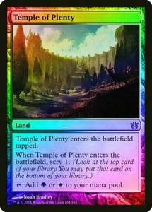 Temple of Plenty FOIL Born of the Gods NMLand Rare MAGIC MTG - Picture 1 of 1