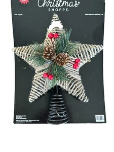 NUEVO CON ETIQUETAS Topper Árbol de Navidad Decoración de Navidad La Tienda de Navidad - Imagen 1 de 4