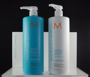 Moroccanoil Hydrating Shampoo / Conditioner (1 L / 33.8 oz) Hydration All Hair - Picture 1 of 4