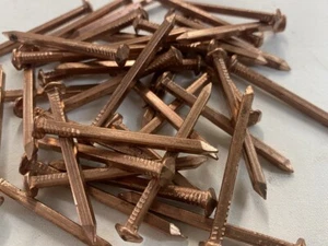 Copper Rosehead Nails Boat Marine Restoration Square Shaft 25mm - 100mm - Picture 1 of 24
