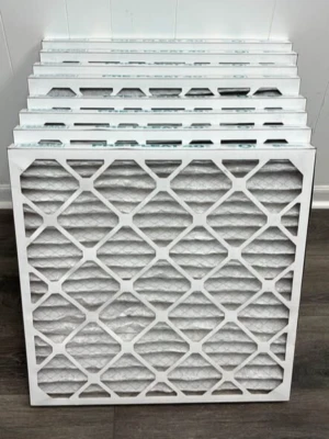 Flanders 24x24x2 MERV 8 Pleated AC Furnace Air Filters  8 Pack - Image 1 of 2