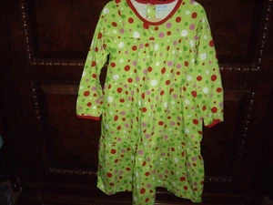 T13 Girls Size 5 Boutique Patsy Aiken Chez Ami Christmas Dress Polka Dots TWINS - Picture 1 of 5