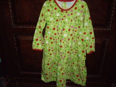 T13 Girls Size 5 Boutique Patsy Aiken Chez Ami Christmas Dress Polka Dots TWINS - Image 1 of 4
