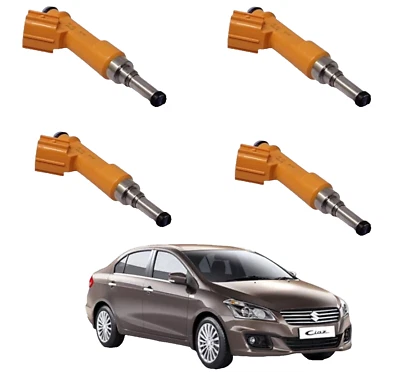 4 Piece New Genuine Fuel Injector For Suzuki Ciaz 1.4L Gasoline Petrol - Image 1 of 4