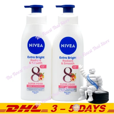 380ml x 2 : Nivea Extra White Radiant & Smooth Body Lotion Whitening w Vitamin C - Image 1 of 3