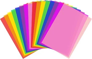 16 Sheets 8 Colors Lighting Gels, Correction Coloured Acetate Color Filter Light - Picture 1 of 7