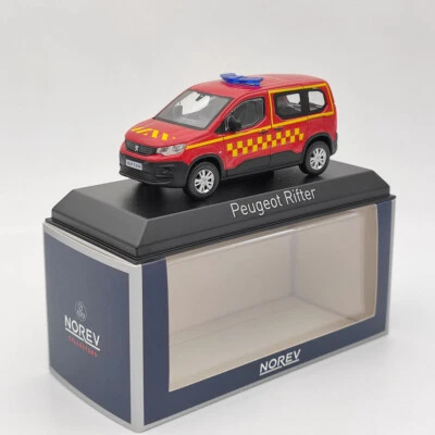1/43 Norev Peugeot Rifter Secours MedicalDiecast Models Car Christmas Gift Red - Image 1 of 4