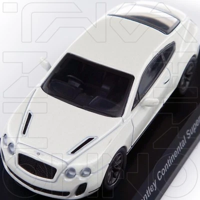 BENTLEY CONTINENTAL SUPERSPORTS MINICAR COLECCIÓN KYOSHO 1:64 BLANCO PERLA NUEVO EN CAJA Foto 1 de 4