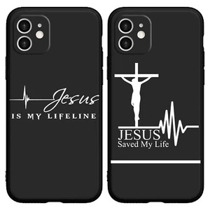 JESUS IS MY LIFE Black Phone Case For iphone 16 15 14 11 13 12 Pro Max XR 7 8 - Picture 1 of 7
