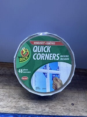Cinta de pintor enmascaradora azul 48 piezas marca Duck Quick Corners ventana descontinuada Foto 1 de 4