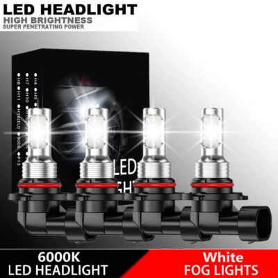 Faros LED altos+bajos para camioneta GMC Sierra 1500 2500 1999-2006 C/K 6500K Foto 1 de 4