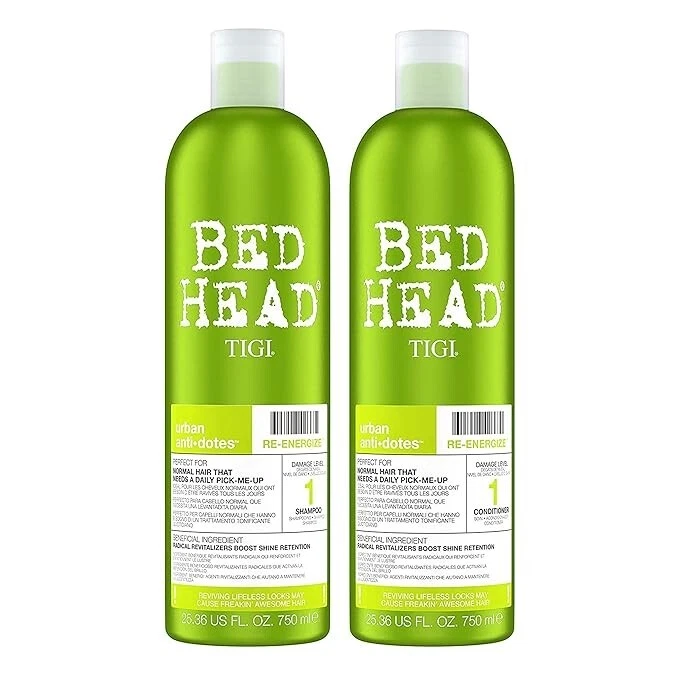 Tigi Bed Head Re-Energize Shampoo and Conditioner 25.36 oz Duo - Image 1 of 1