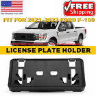Front License Plate Bracket Mounting For Ford F150 2021-23 Black Accessories 1PC Ford F-150
