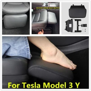 Leg Rest Extension Panel Seat Foot Resting Sleep Pad For Tesla Model 3 Model Y - Picture 1 of 10