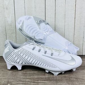 Nike Vapor Edge 360 VC White Silver Football Cleats DO6294-100 Men's Size 7-15