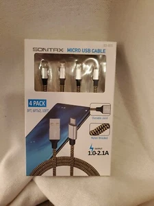 Sontax Micro Usb Cable 4pack - Picture 1 of 9