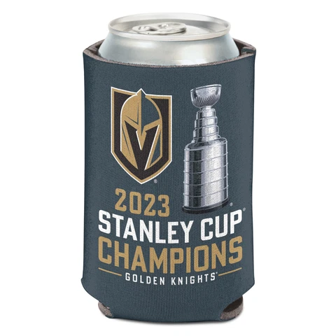 WinCraft  Vegas Golden Knights 2023 Stanley Cup Champions 12oz. Can Cooler Cover