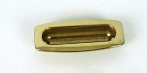 Baldwin Solid Forged Polished Brass Sliding Door Flush Pull Colonial - Picture 1 of 2