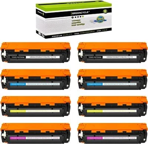 2 Set of 8 PK Compatible Toner Cartridge for HP 125A CB540A CB541A CB542A CB543A - Afbeelding 1 van 19